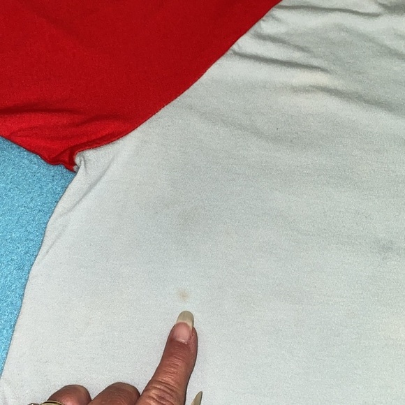 Stranger Things Short Sleeve Tee by Netflix jersey style blue red size M 8-10 - Picture 8 of 8